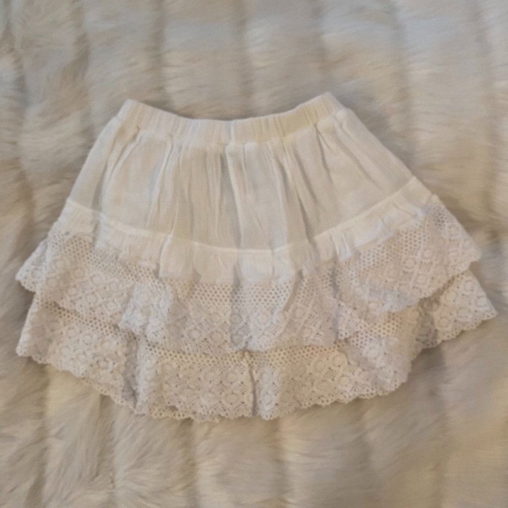 Polo Ralph Lauren NWT Size 4 Tiered Lace Skirt